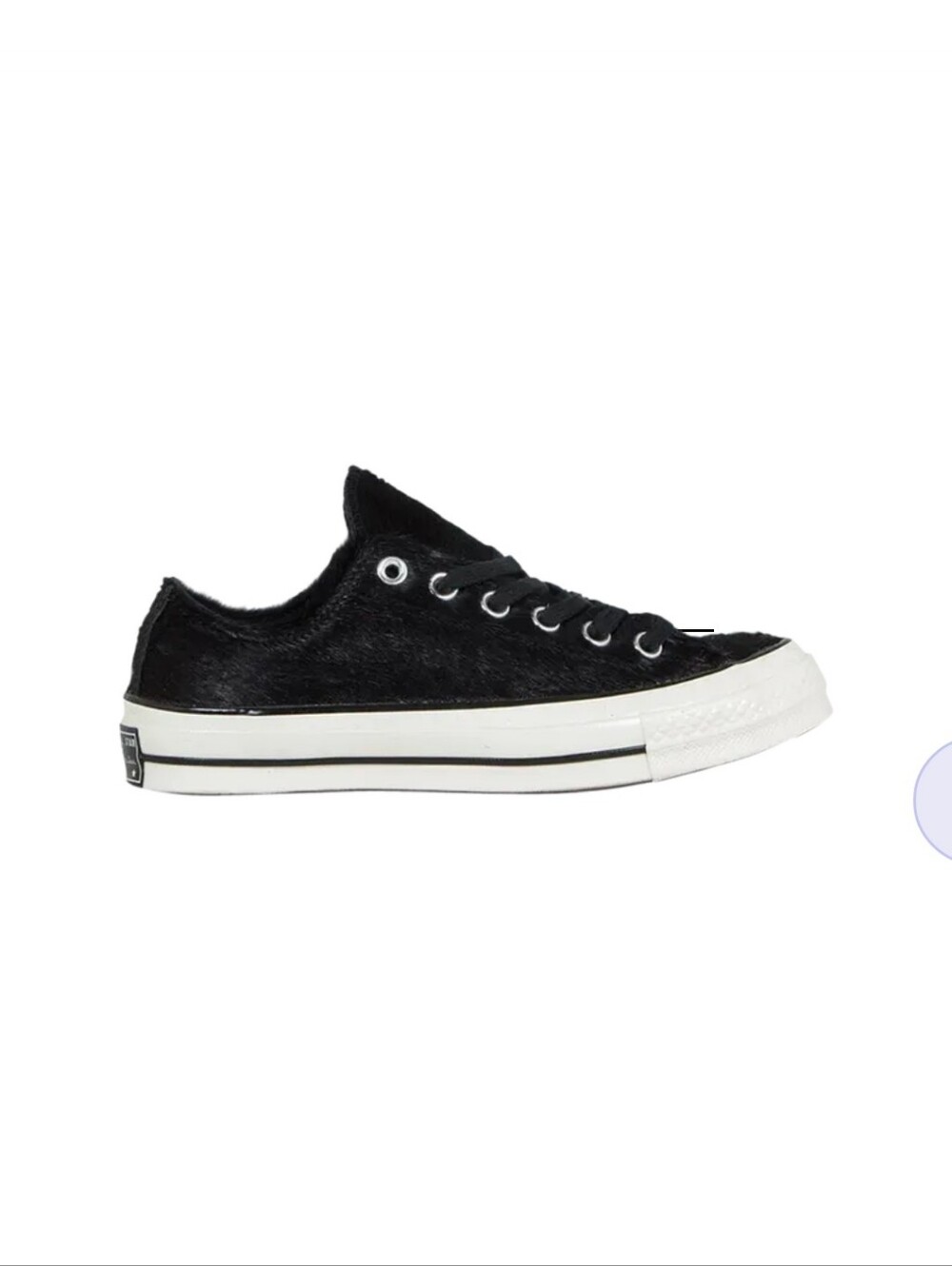 NWB Converse Chuck Taylor All Star 70s Low 'Pony Hair' Black 9.5 W / 7.5 M